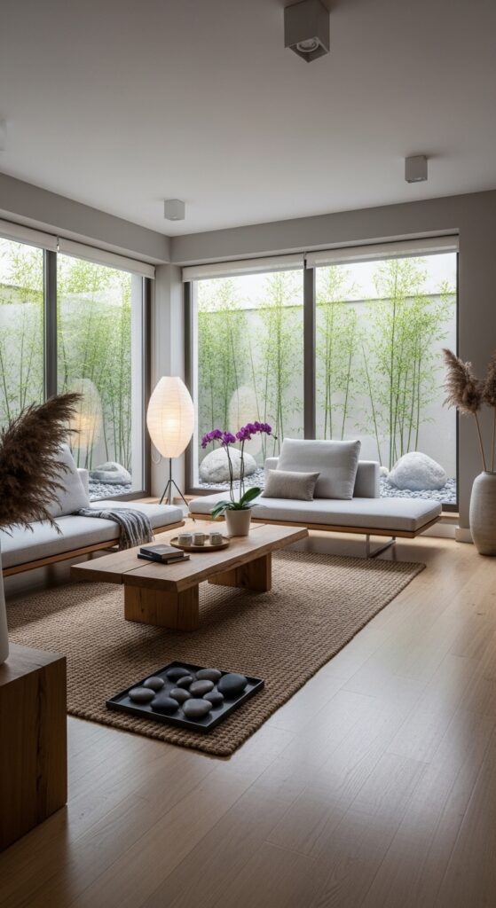 Zen Living Room Ideas Open Space Flow