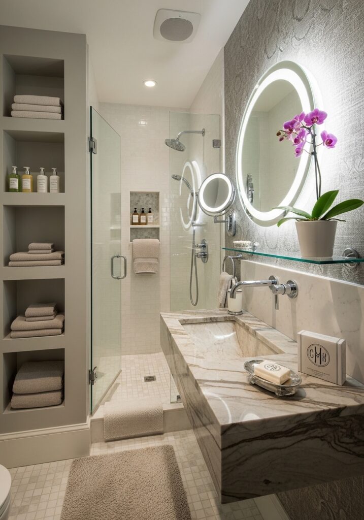 small bathroom ideas Personalized Luxury Touches