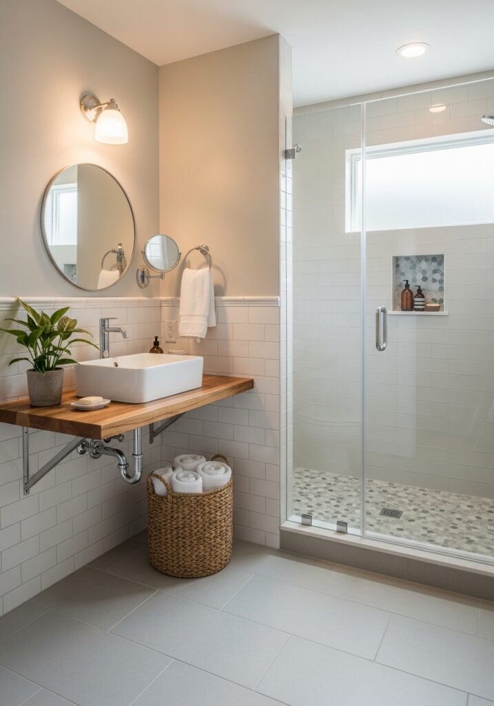 small bathroom ideas Spa-Inspired Neutral Color Palettes