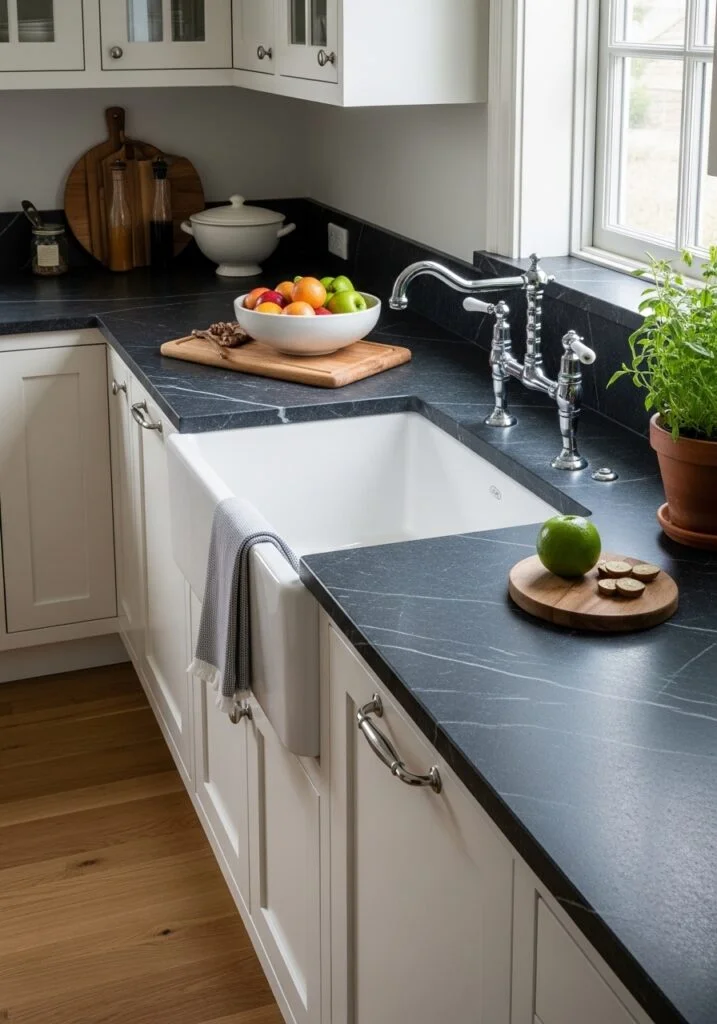 18. Soapstone Kitchen Counters