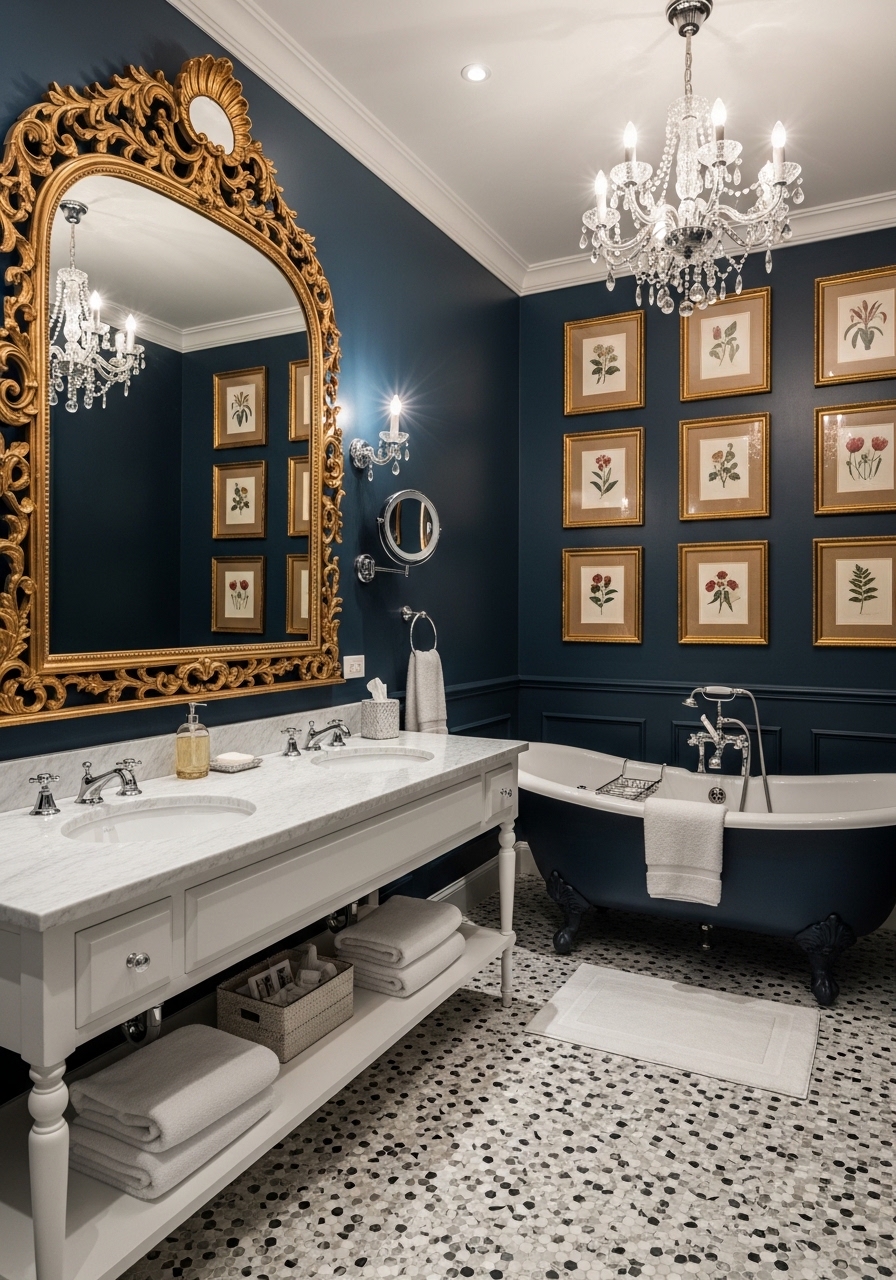 Add Art to Bathroom Walls