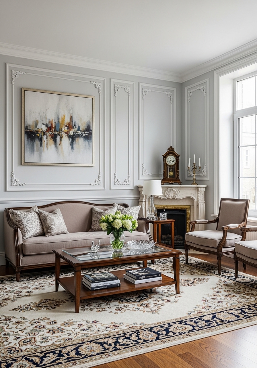 Add Classic Wall Molding Panels