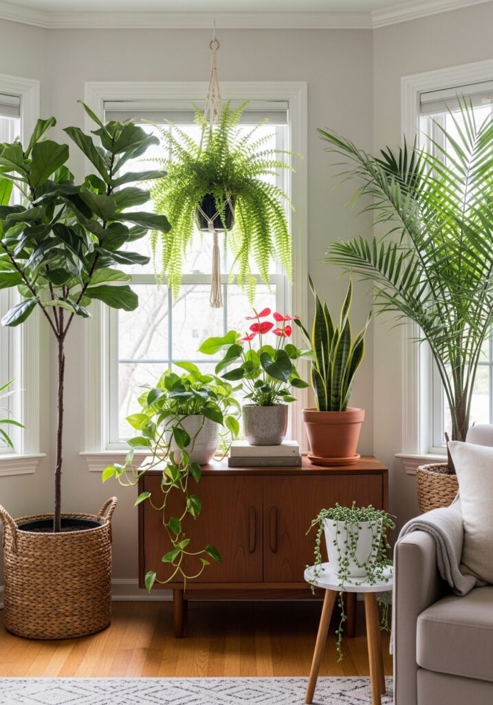 Add Indoor Plants for Life and Freshness