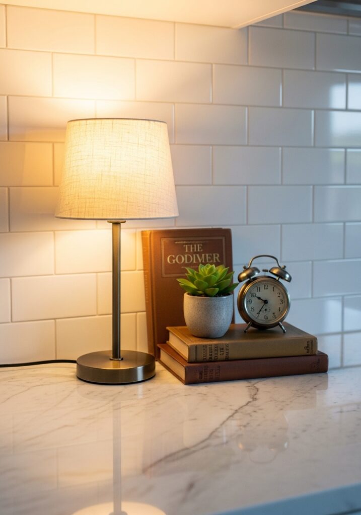 Add a Small Lamp for Warm Lighting