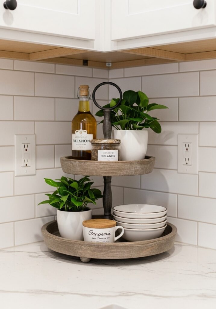 Add a Tiered Tray Display