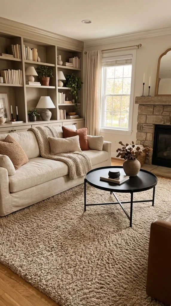Cozy Black and Beige Small Living Room Inspirations