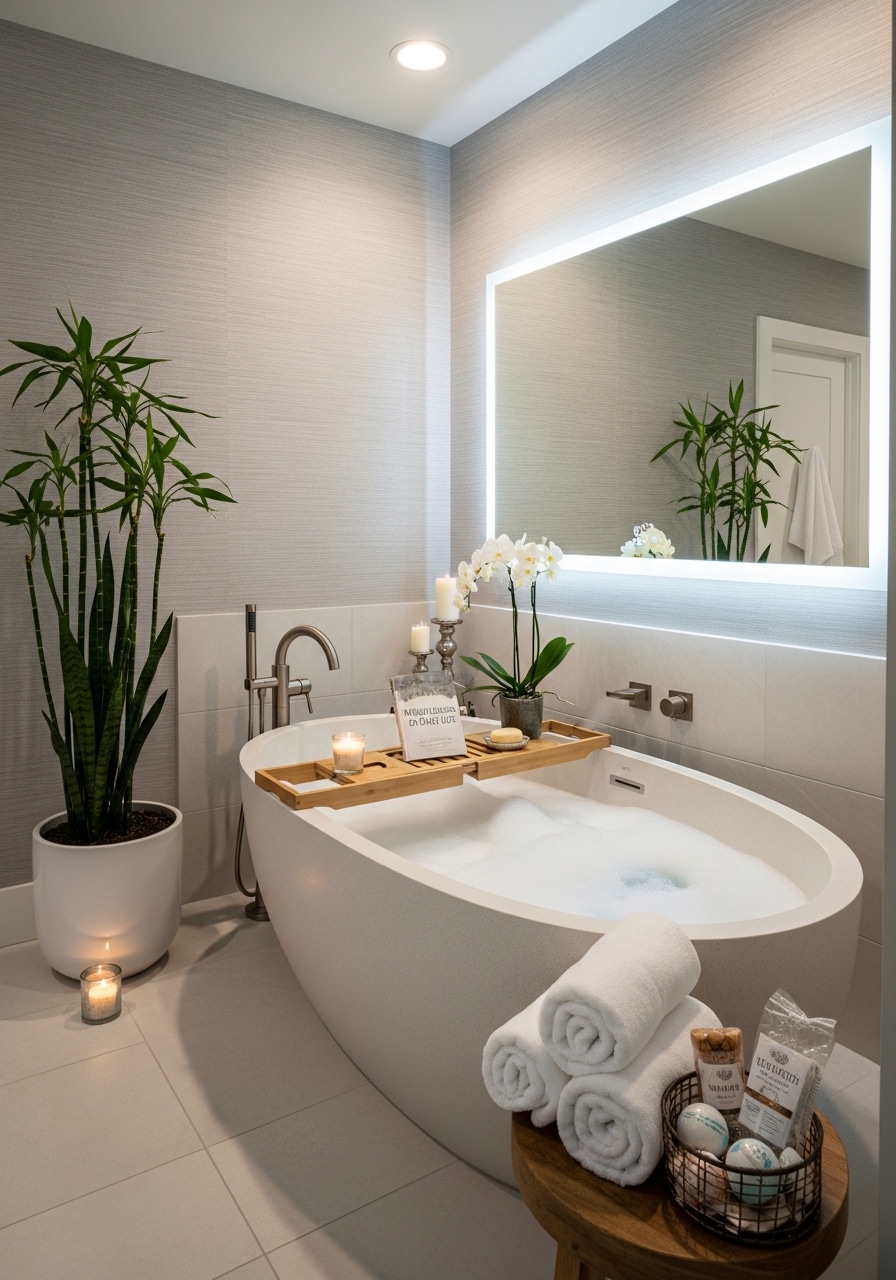 Create a Relaxing Spa Corner