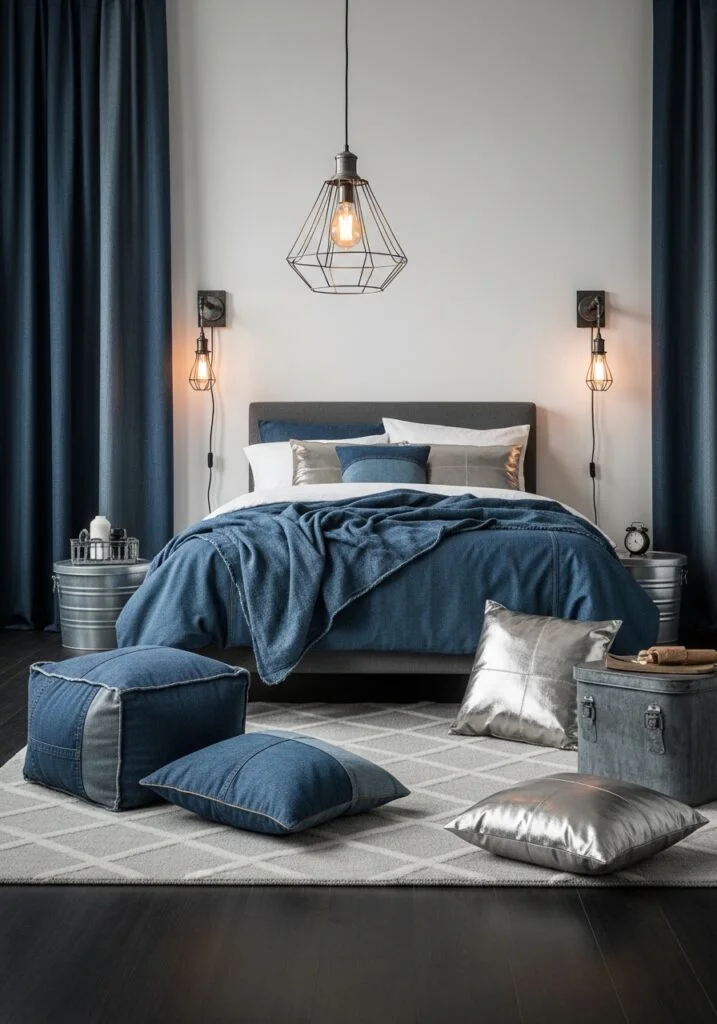 Dark Denim & Metal Cool