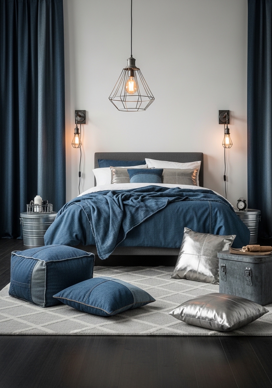 Dark Denim & Metal Cool