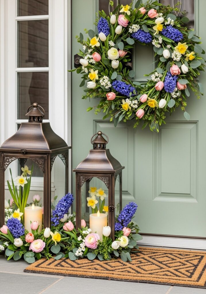 Decorative Lanterns with Florals