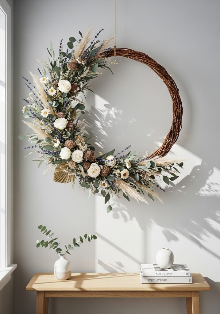 Floral Hoop Decor 