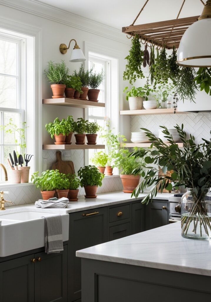 Fresh Greenery and Herbs