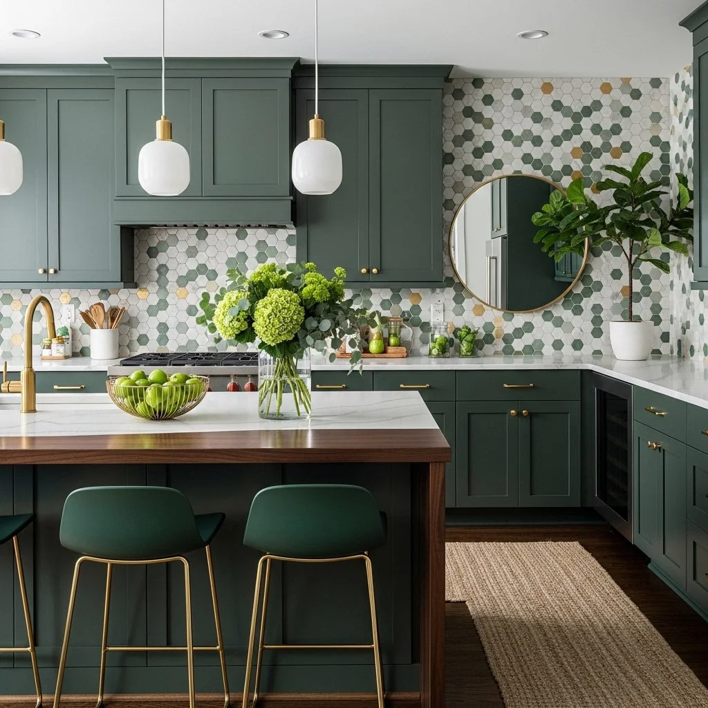 Game-Changing Forest Green Kitchen decor Ideas