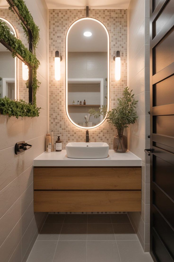 Install Tall Mirrors