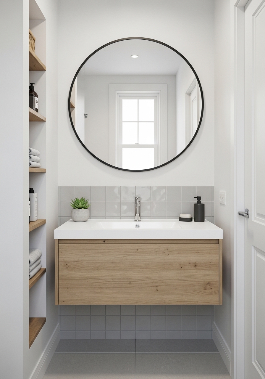 Install a Floating Vanity Layout