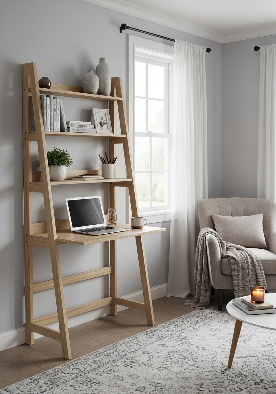 Ladder Desk for Vertical Style