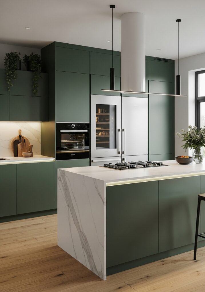 Matte Forest Green Finish for a Modern Look