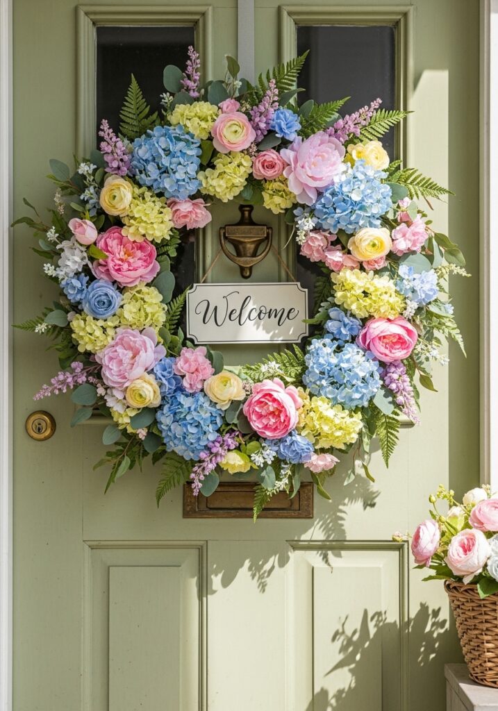 Pastel Floral Wreath