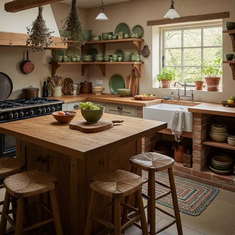 24 Rustic & Earthy Kitchen Ideas for a Cozy Home Makeover