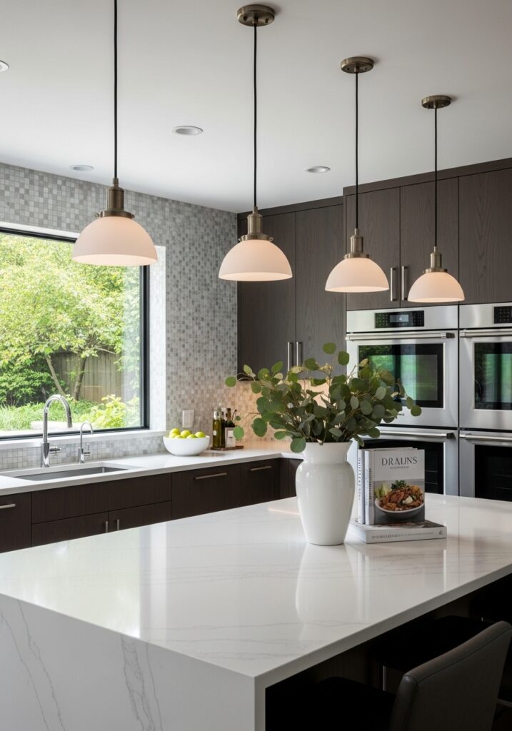 Sleek Quartz Countertops