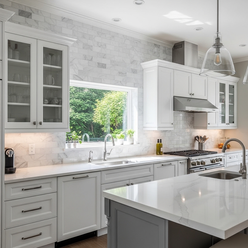 Stunning White Cabinet Kitchen Backsplash Ideas for a Fresh, Modern Look