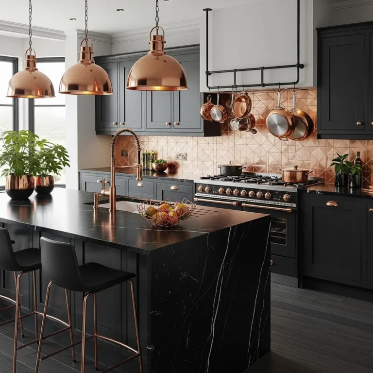24 Trendy Black and Copper Kitchen Ideas for a Stylish Upgrade