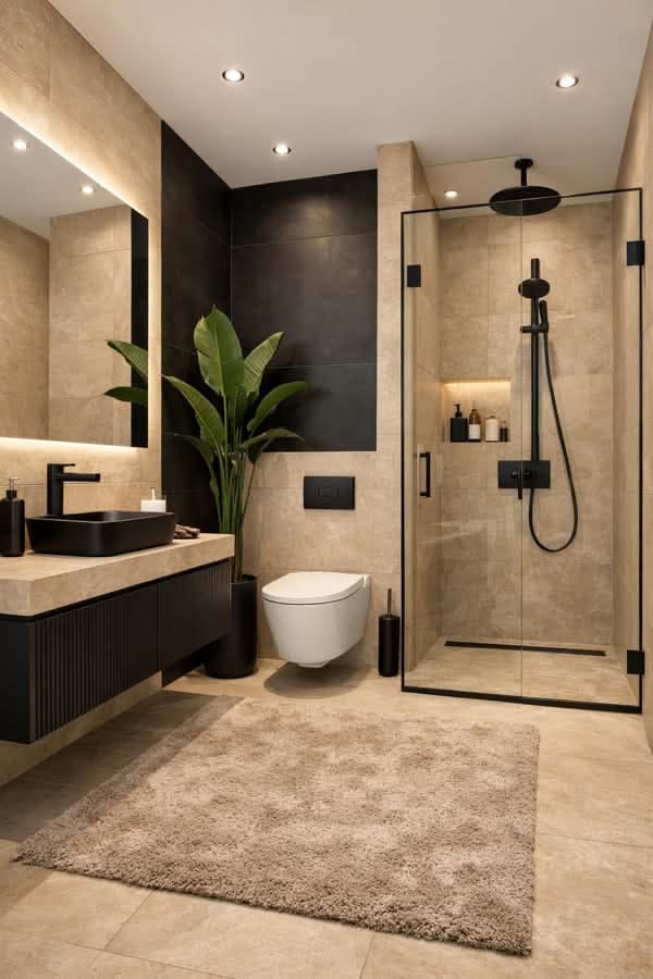 Use Large Format Tiles for a Seamless Style