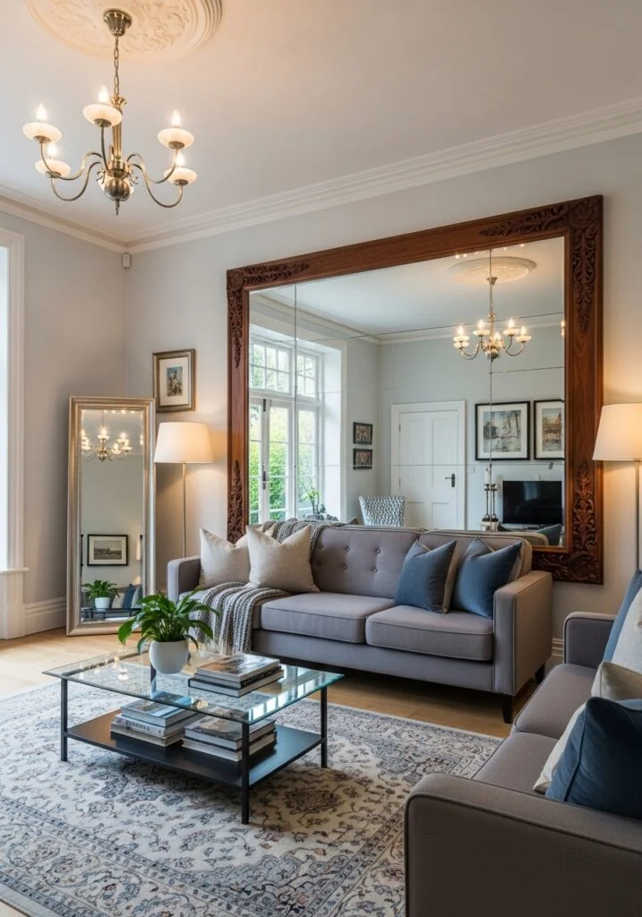 Use Mirrors to Create Depth