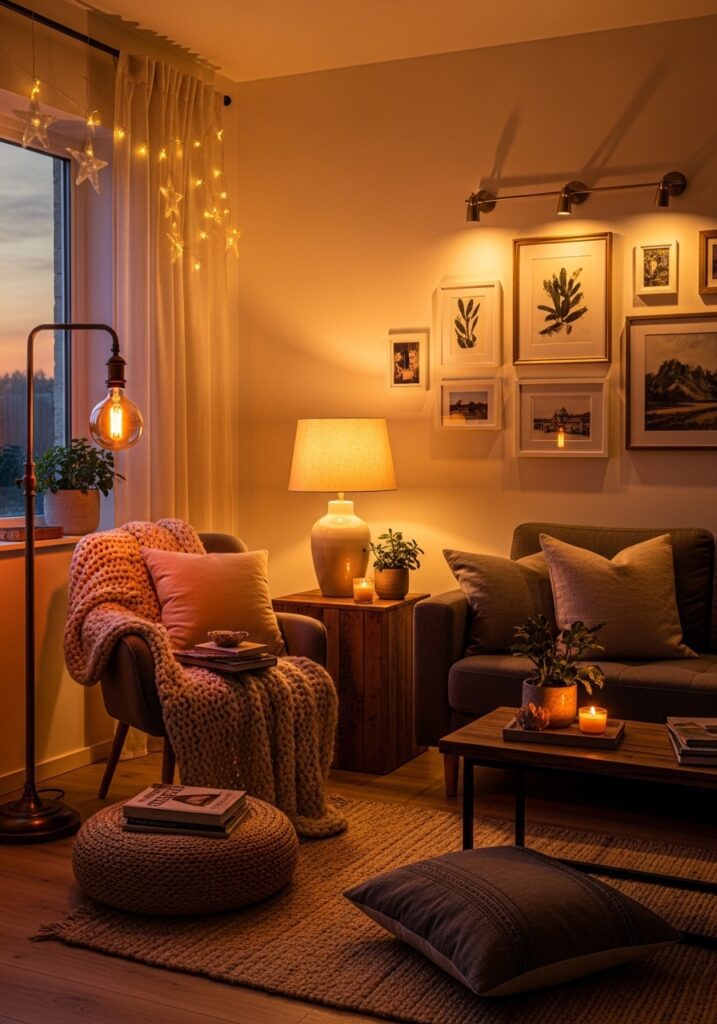 Use Warm Lighting in Evenings