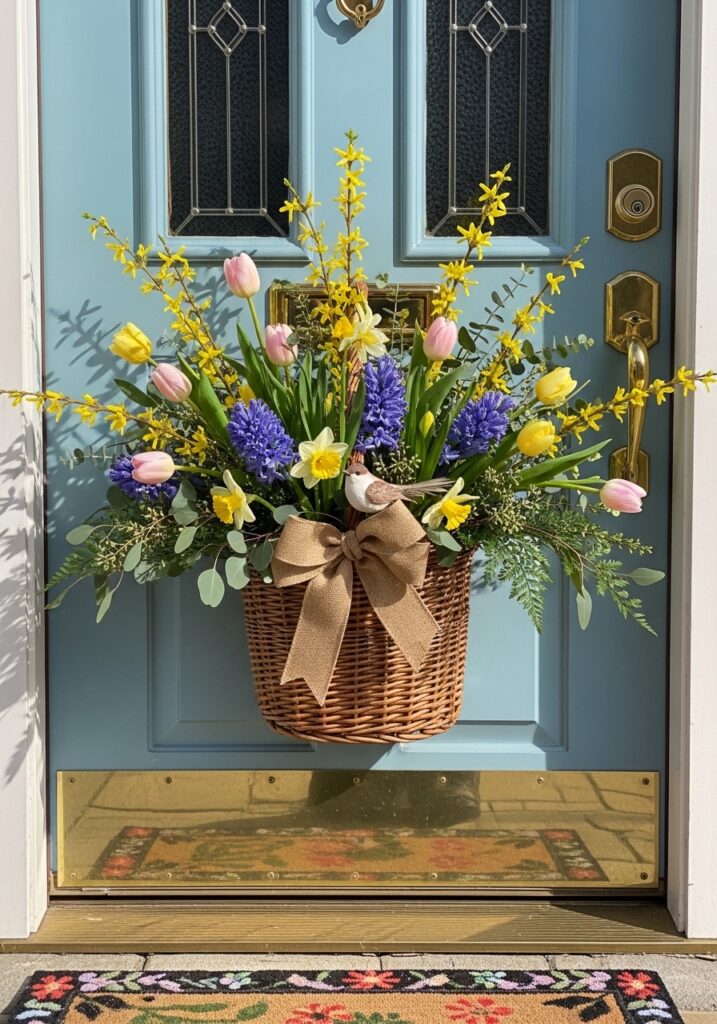 Wicker Basket Display