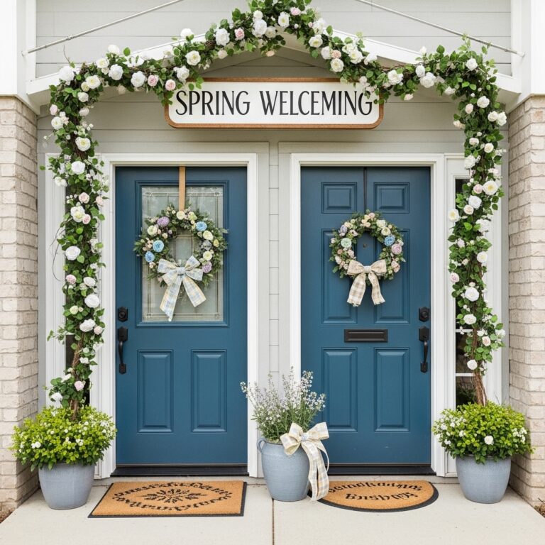 15 Spring Door Decor Ideas That Feel So Welcoming