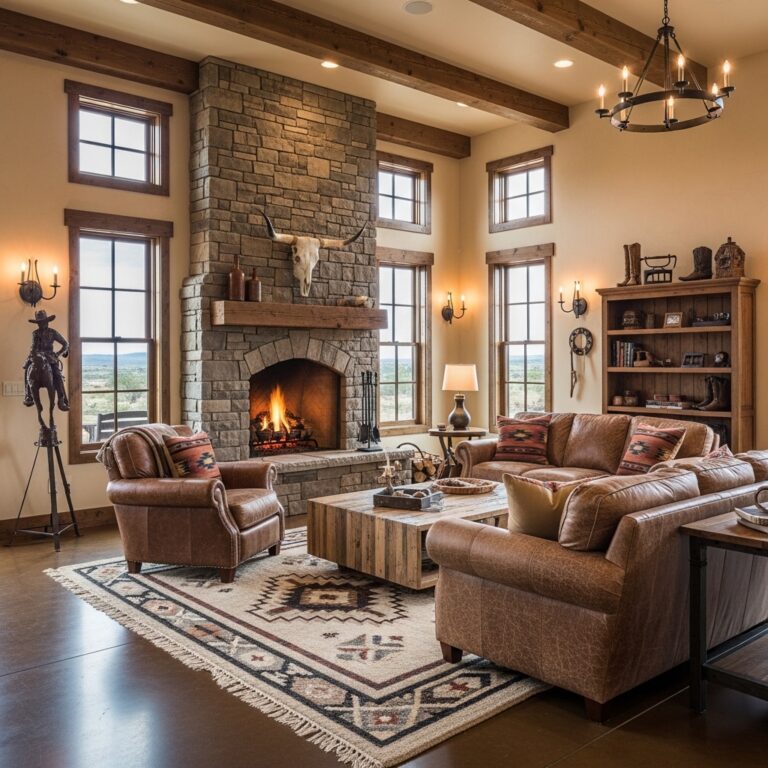 20 Western Living Room Ranch Style Ideas