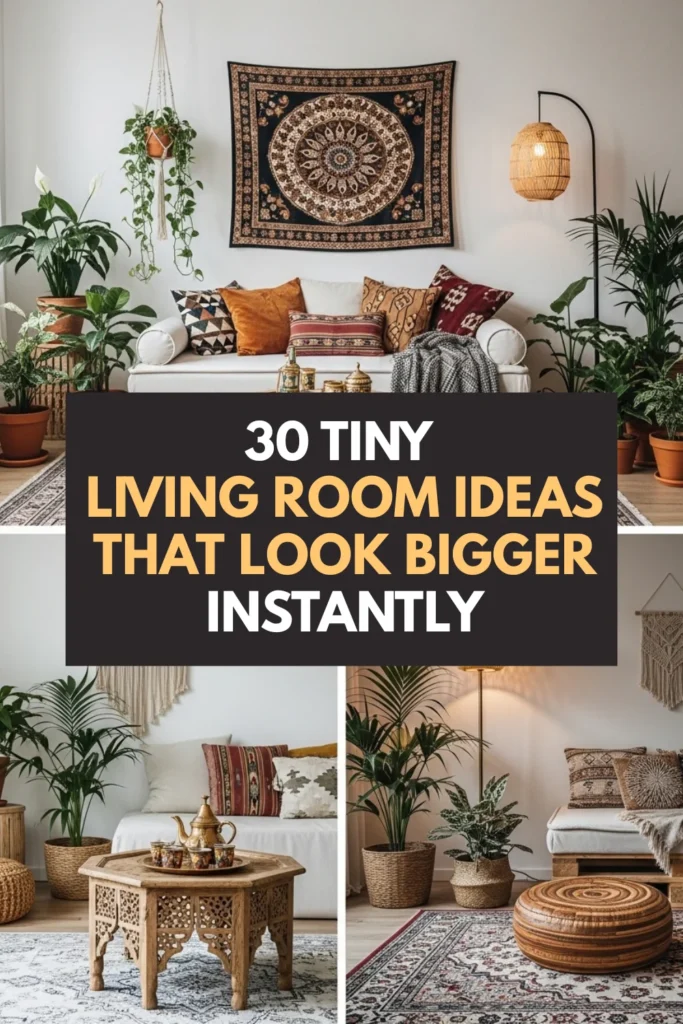 30 Tiny Living Room Ideas That Look Bigger Instantly