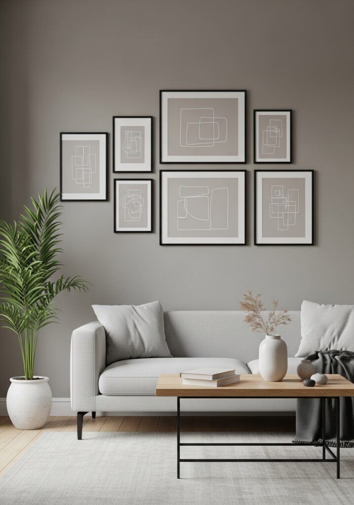 Abstract Line Art Frames