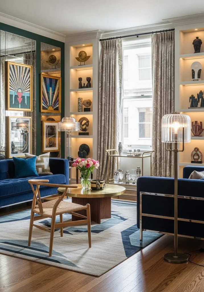 Art Deco Inspired Modern Fusion Look