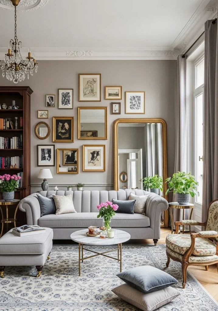 Art-Layered Gallery Wall Styling