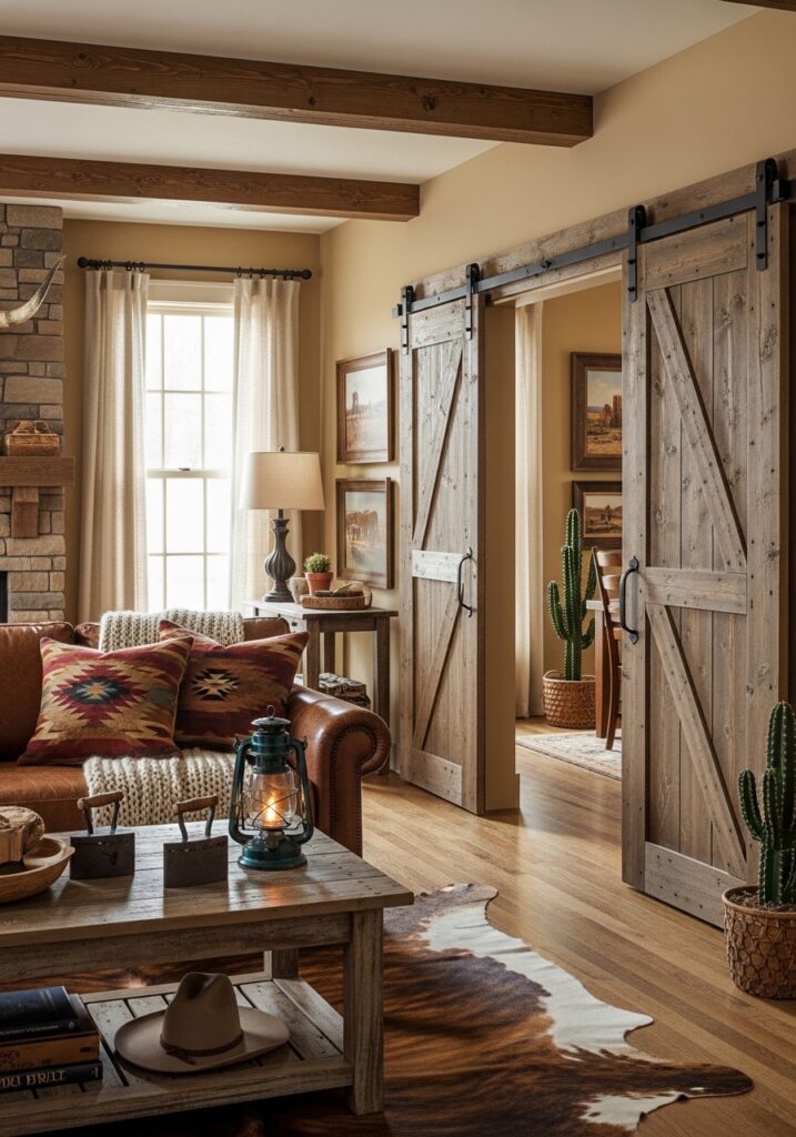 Barn Doors as Room Dividers
