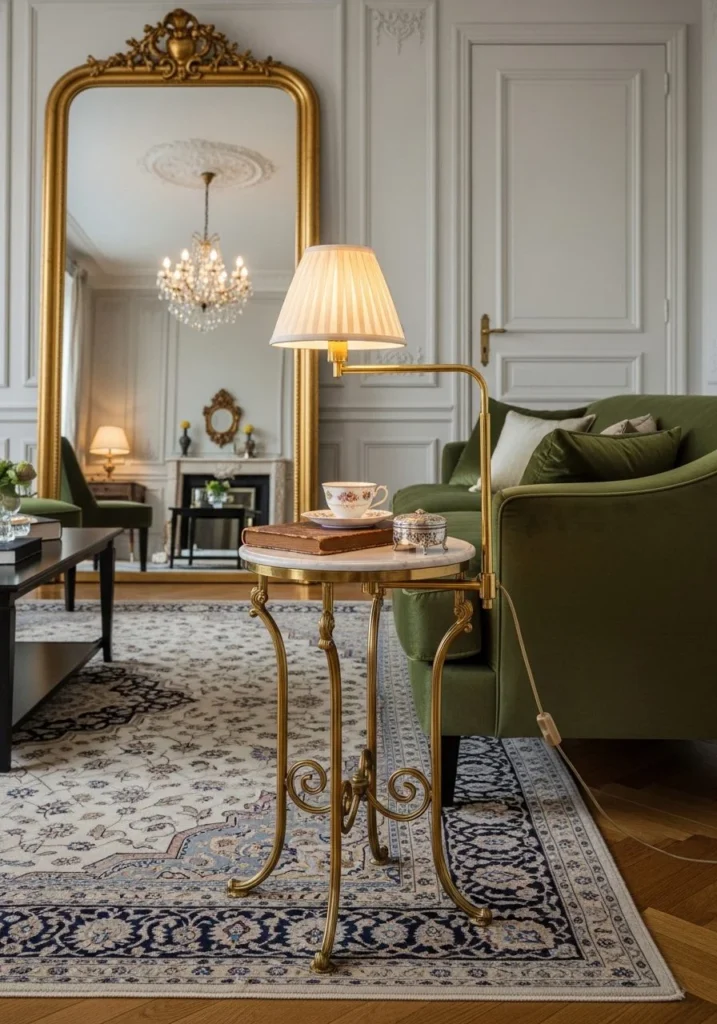 Brass Decorative Side Lighting Tables