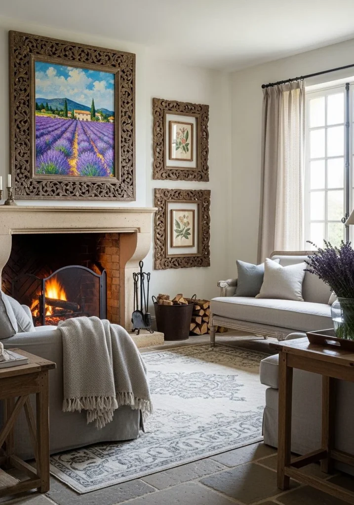 Carved Wooden Frames for Artistic French Detail