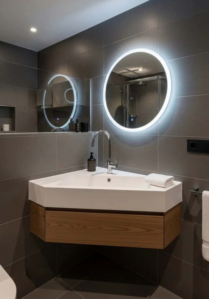 Compact Corner Sink