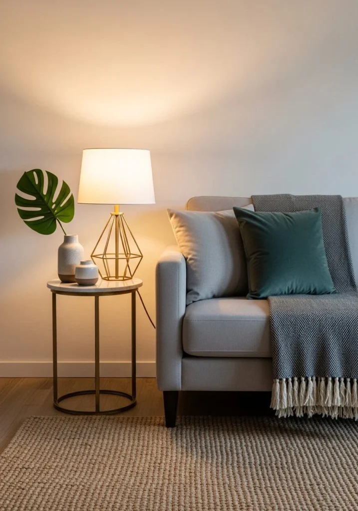 Compact Sofa with Clean Lines