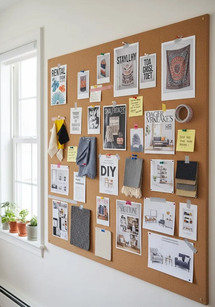 Cork Board Inspiration Wall