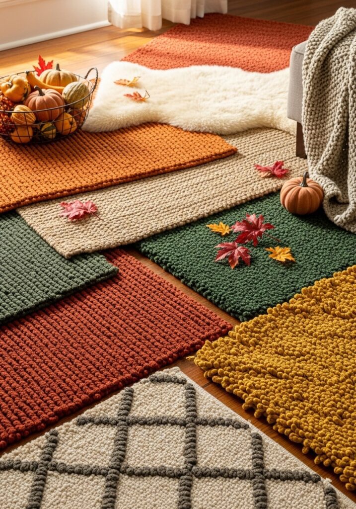 Cozy Textured Rugs Underfoot