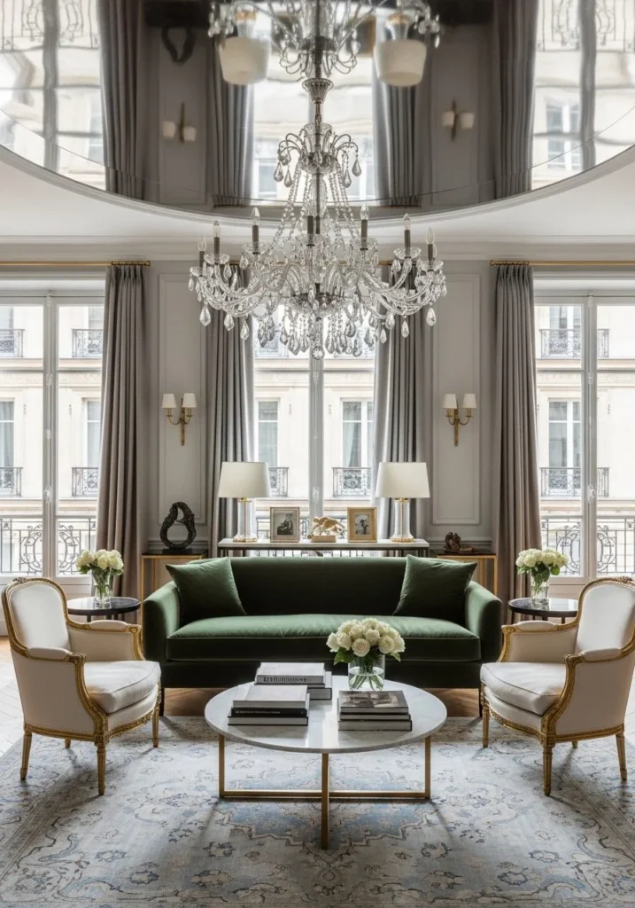 Crystal Chandelier Ceiling Elegance