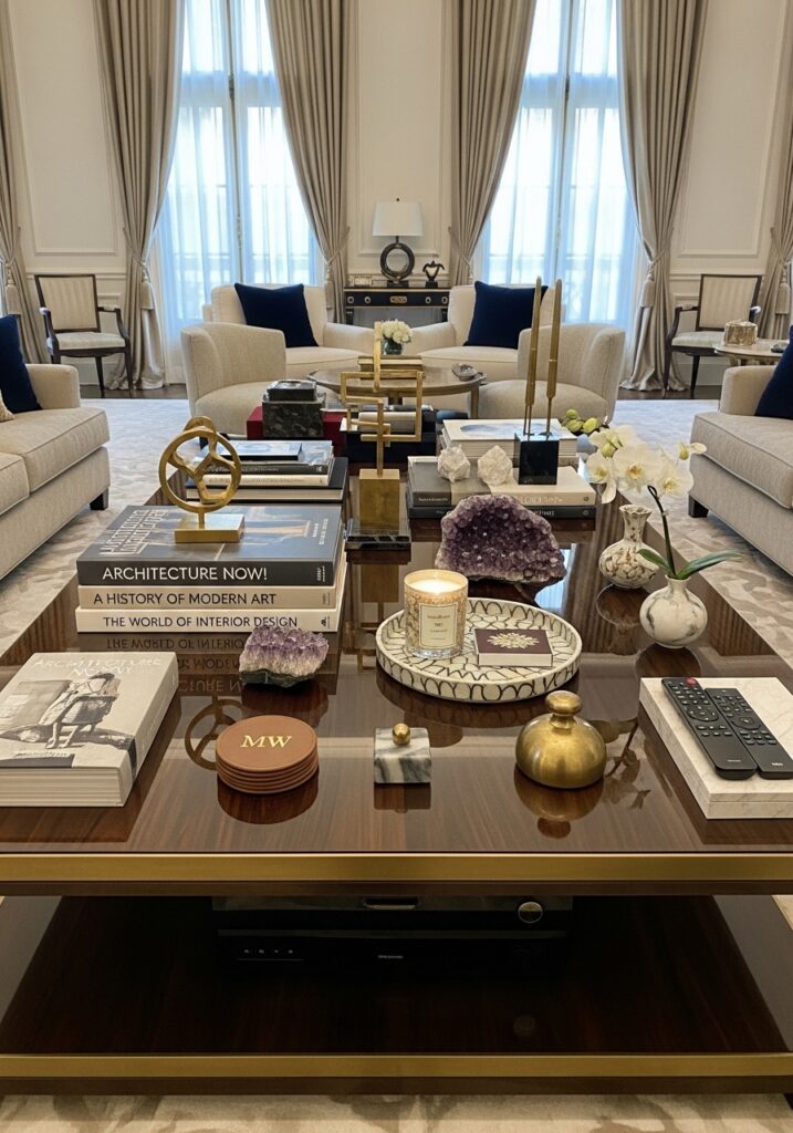 Curated Coffee Table Decor