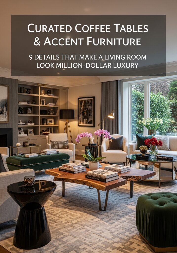 Curated Coffee Tables & Accent Furniture