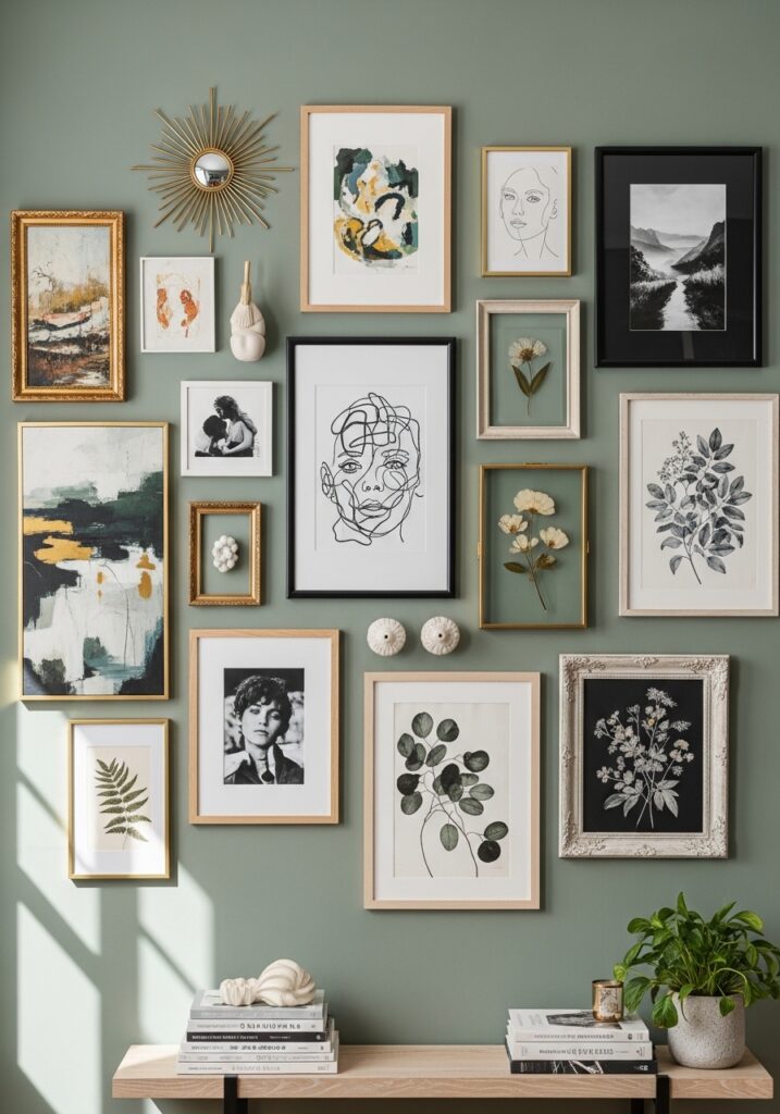 DIY Gallery Wall with Frames