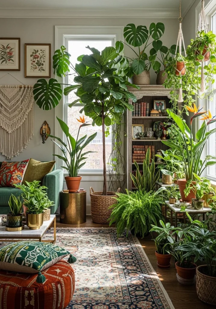 Decorate with Large Indoor Plants