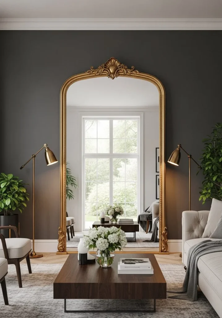 Decorate with Oversized Mirrors