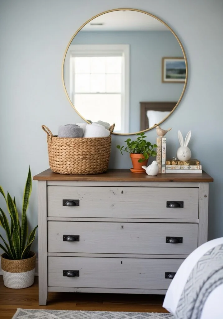Dresser Decor Ideas for Small Bedroom Storage Solutions